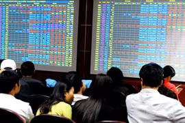 越南证券指数从2015年9月至2016年3月的图表。