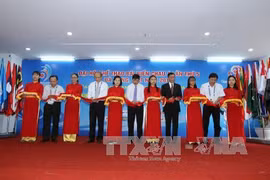 岘港市第5届亚洲沙滩运动会媒体中心正式启用（图片来源：越通社）