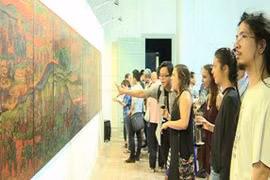 越南历史草图展（图片来源：htv.com.vn）
