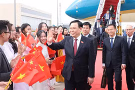 国会主席王廷惠抵达北京 开始访华之行