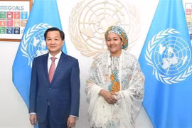 政府副总理黎明慨会见联合国副秘书长