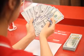 4月10日上午越南各家商业银行美元卖出价有所下降