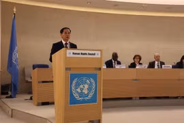 越南再次竞选2026-2028年度联合国人权理事会成员 促进国际团结和包容性可持续发展