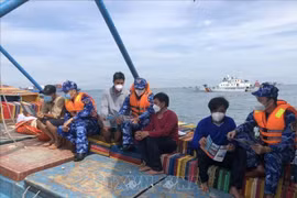 巴地头顿省坚决不允许不合格渔船出海作业