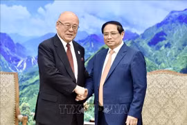 政府总理范明政会见日越友好议员联盟特别顾问武部勤
