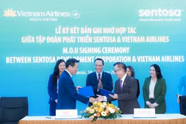 越航与新加坡圣淘沙开发公司合作刺激两国旅游需求