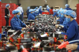 越南工人平均月收入增长6.9%