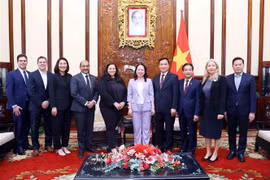 越南国家副主席武氏映春会见美国福特汽车公司领导