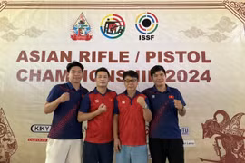 越南在2024年亚洲射击锦标赛夺得团体银牌