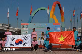 通过体育运动发扬旅韩越南人团结协作精神
