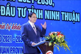 越南政府总理范明政出席宁顺省2021-2030规划公布暨投资促进会议