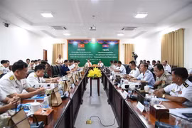 越柬两国海军第33次海上联合巡逻总结会议举行