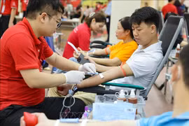 越南51个省市参加2024红色之旅无偿献血活动