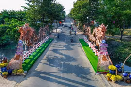 平阳省的一对陶龙模型荣获越南纪录
