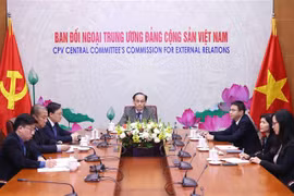 越共中央对外部长同古巴共产党中央国际关系部长举行在线会谈