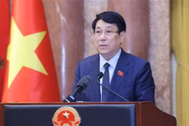 越南新任国家主席梁强。图自越通社