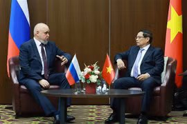 政府总理范明政会见俄罗斯联邦能源部部长谢尔盖·齐维列夫。图自越通社