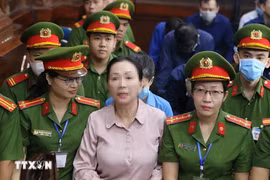被告张美兰。图自越通社