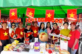 越南驻斯里兰卡大使馆参加活动。图自越通社