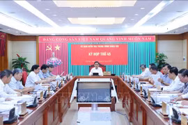 会议场景。图自越通社