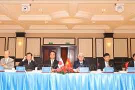纪念仪式现场。图自越通社