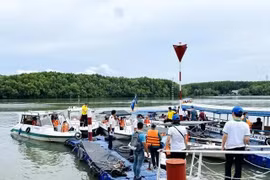 河流体验游受到胡志明市居民和游客的欢迎。图自越通社