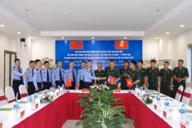 双方在会上签署谅解备忘录。图自越通社