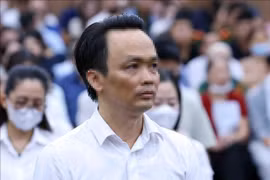 被告人郑文决。图自越通社