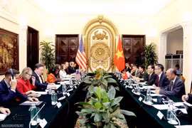 第十三次越美政治、安全和国防对话26日在河内举行。图自baothegioi.vn