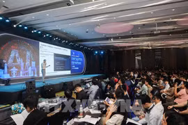 会议场景。图自越通社