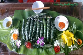 籼米饼。（图片来源：越南之声）
