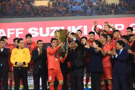 AFF Suzuki Cup 2018决赛第二回合：越南队打败马来西亚队 夺得冠军 (组图）