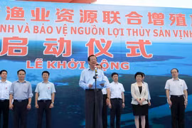2018年越中北部湾渔业资源联合增殖放流与养护活动（组图）