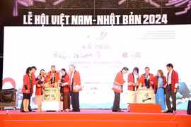 2024年第九次越南日本文化节开幕式。图自越通社