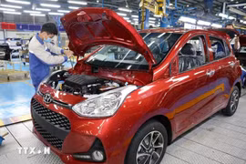 财政部建议从2024年8月1日至2025年1月31日继续将国内组装汽车购置费下调50%。图自越通社