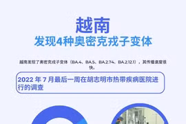 图表新闻：越南发现4个奥密克戎变体
