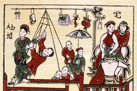 民间画为春节增添春色