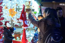 河内首次举行德国式圣诞集市