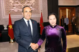国会主席阮氏金银圆满结束对摩洛哥王国进行的正式访问