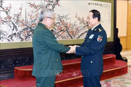 越南国防副部长阮志咏访问中国