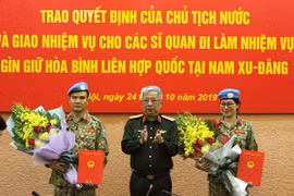 越南增派两名军官奔赴南苏丹执行维和行动