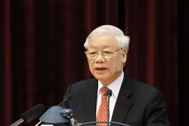 越共十二届中央委员会第十一次全体会议闭幕： 同心协力胜利完成党十二大的目标 