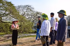 奠边府遗迹群参观高峰期开门迎客