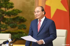 政府总理阮春福致信鼓舞国家男足队主教练朴恒绪和越南体育代表团
