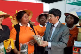 越南产品在第55届马普托国际博览会上颇受参观者的关注