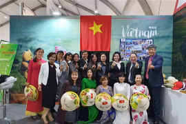 越南企业参加在韩国举行的2019年国际农业展览会