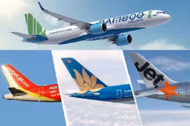 2019年越南各家航空公司旅客运输量达近5500万人次