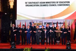 东南亚教育部长组织（SEAMEO）第50届理事会会议在马来西亚举行。图自越通社