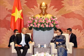 阮氏金银会见委内瑞拉统一社会主义党高级代表团