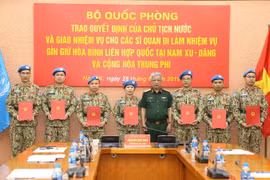 7名越南军官赴南苏丹和中非参与联合国维和行动
